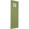 Ekena Millwork True Fit PVC San Antonio Mission Style Fixed Mount Shutters, Moss Green, 15W x 47H, PR TFP001ST15X047MG - alternate 5